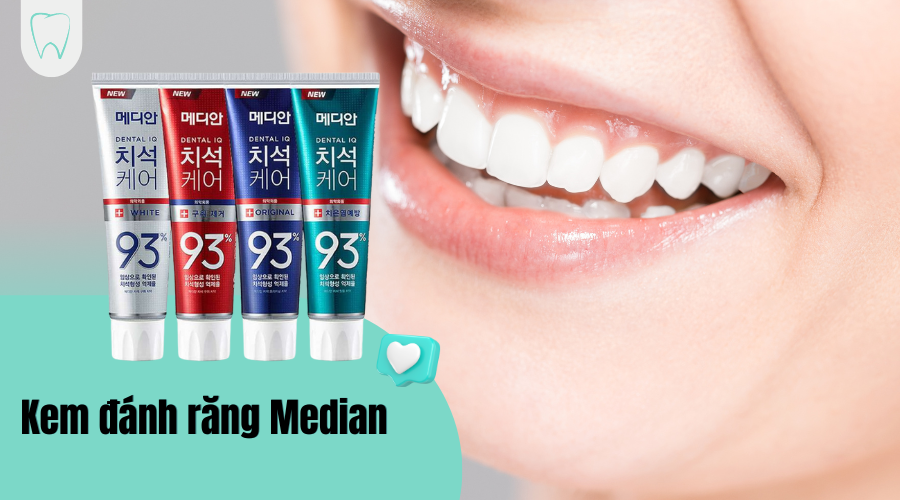 Kem đánh răng Median Nhập khẩu Hàn Quốc- Giúp răng trắng sáng cam-nang-lam-dep - 1