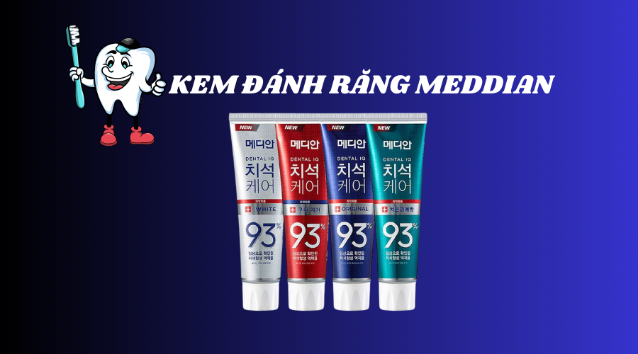 Kem đánh răng Median Nhập khẩu Hàn Quốc- Giúp răng trắng sáng cam-nang-lam-dep - 1