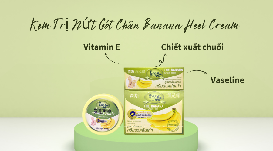 Kem Trị Nứt Gót Chân Banana Heel Cream Thái Lan cam-nang-lam-dep - 1
