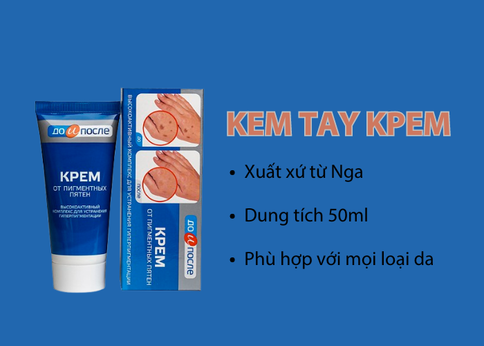 Bí Quyết Làm Mờ Đồi Mồi, Nám Với Kem Tay Kpem Nga