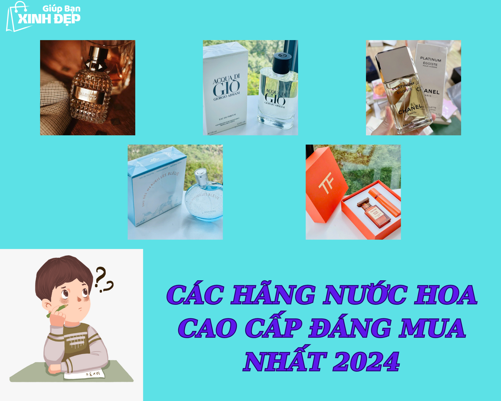 Các hãng nước hoa cao cấp đáng mua nhất 2024