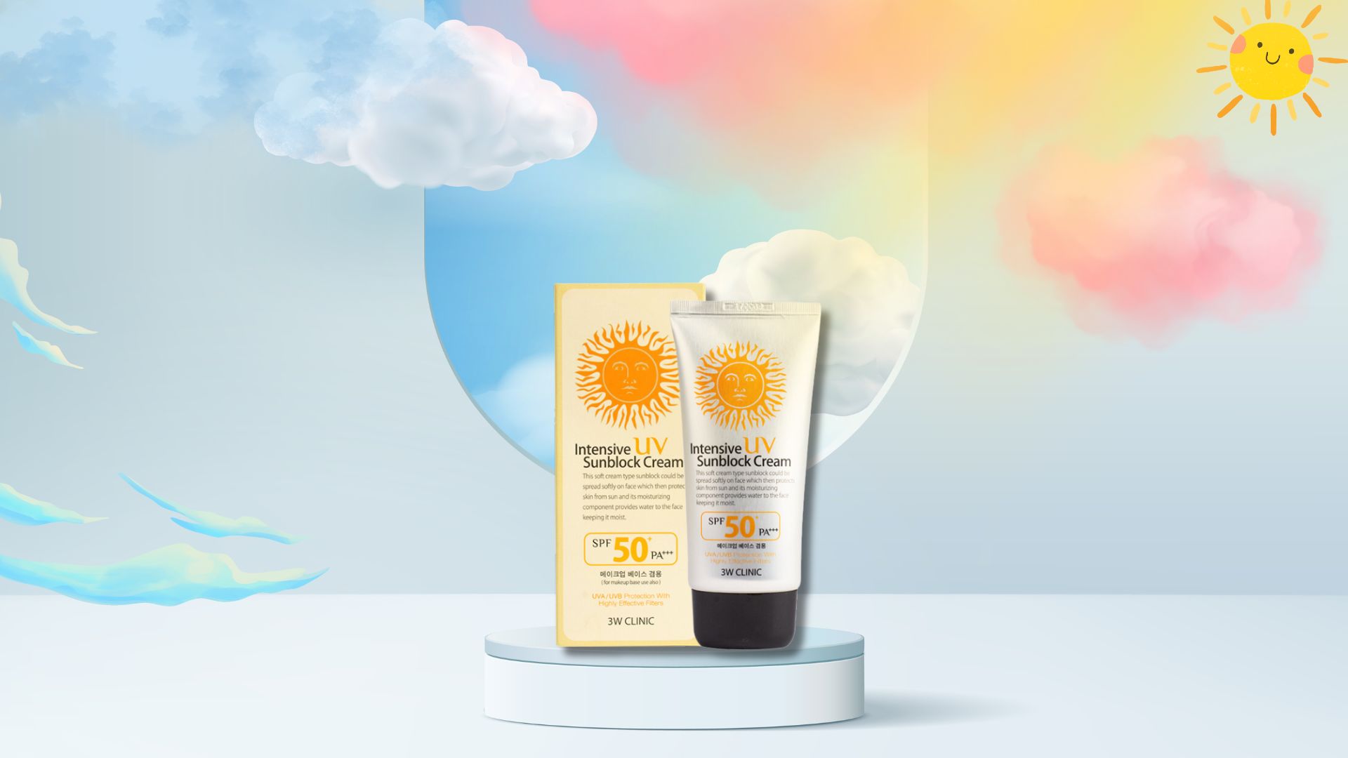 Kem chống nắng 3W Clinic Hàn Quốc: Bí quyết giữ làn da trắng sáng dưới ánh nắng