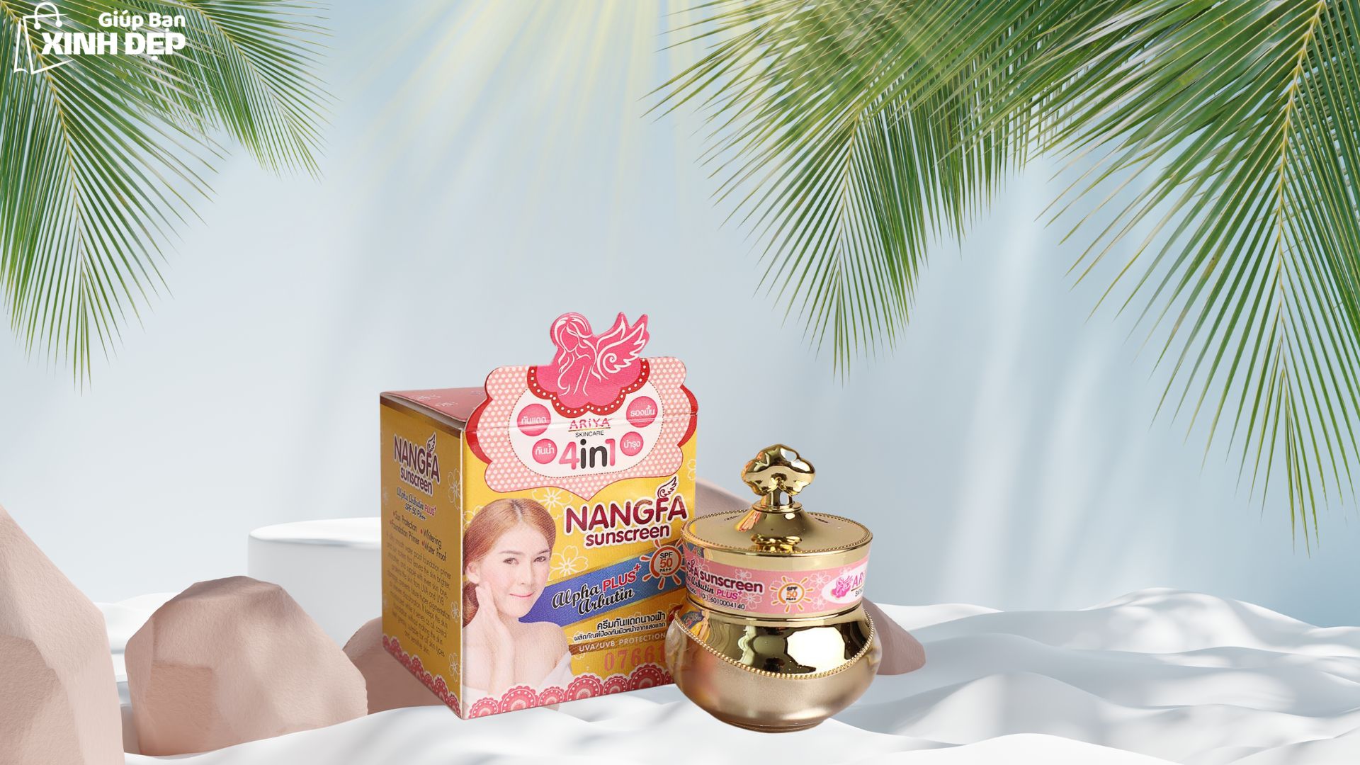 Kem chống nắng che khuyết điểm Nangfa 4 In 1 Thái Lan: Giải pháp hoàn hảo cho làn da không tì vết