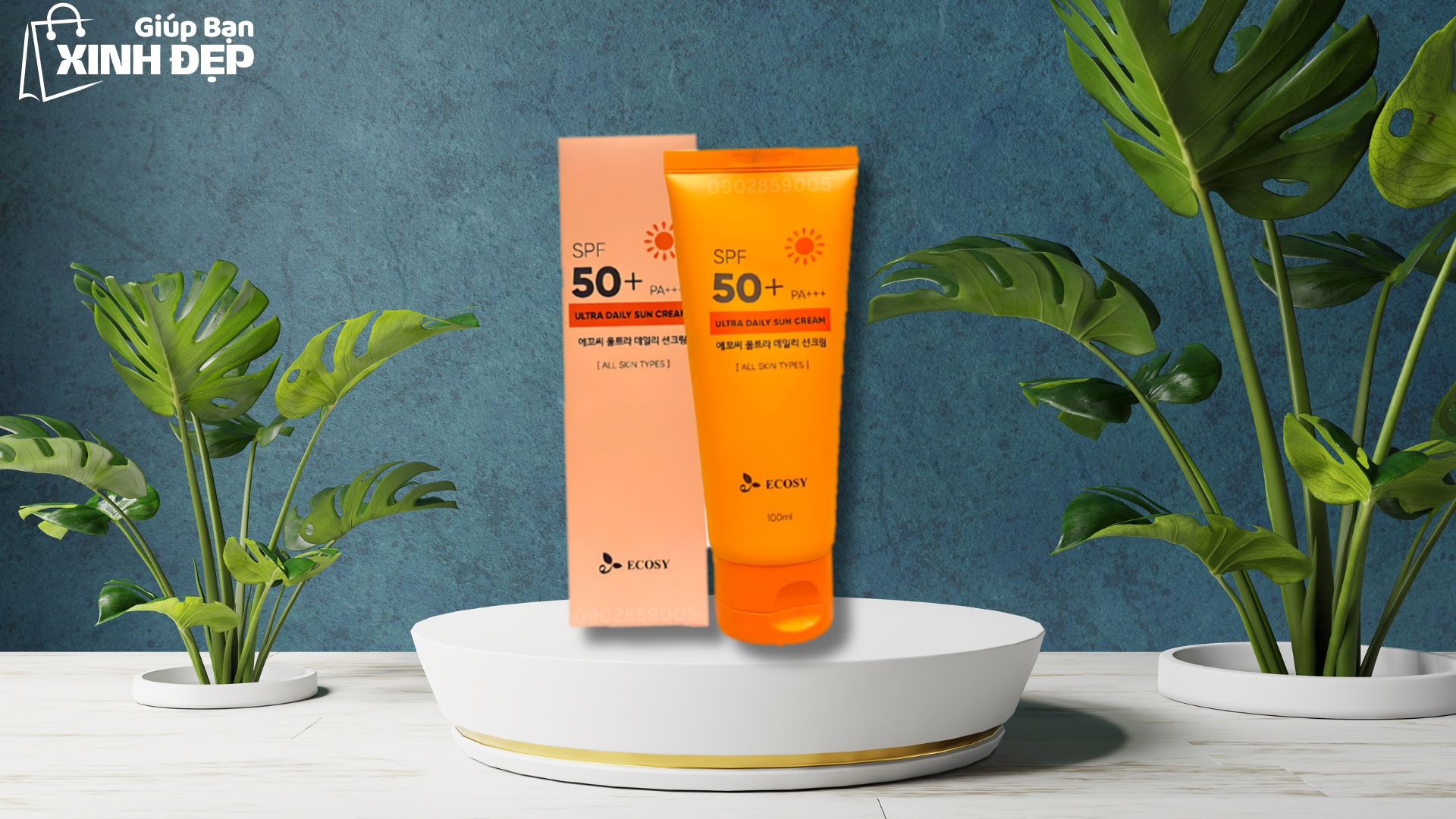 Kem chống nắng Ecosy Ultra Daily Sun Cream: Bảo vệ tối ưu cho làn da