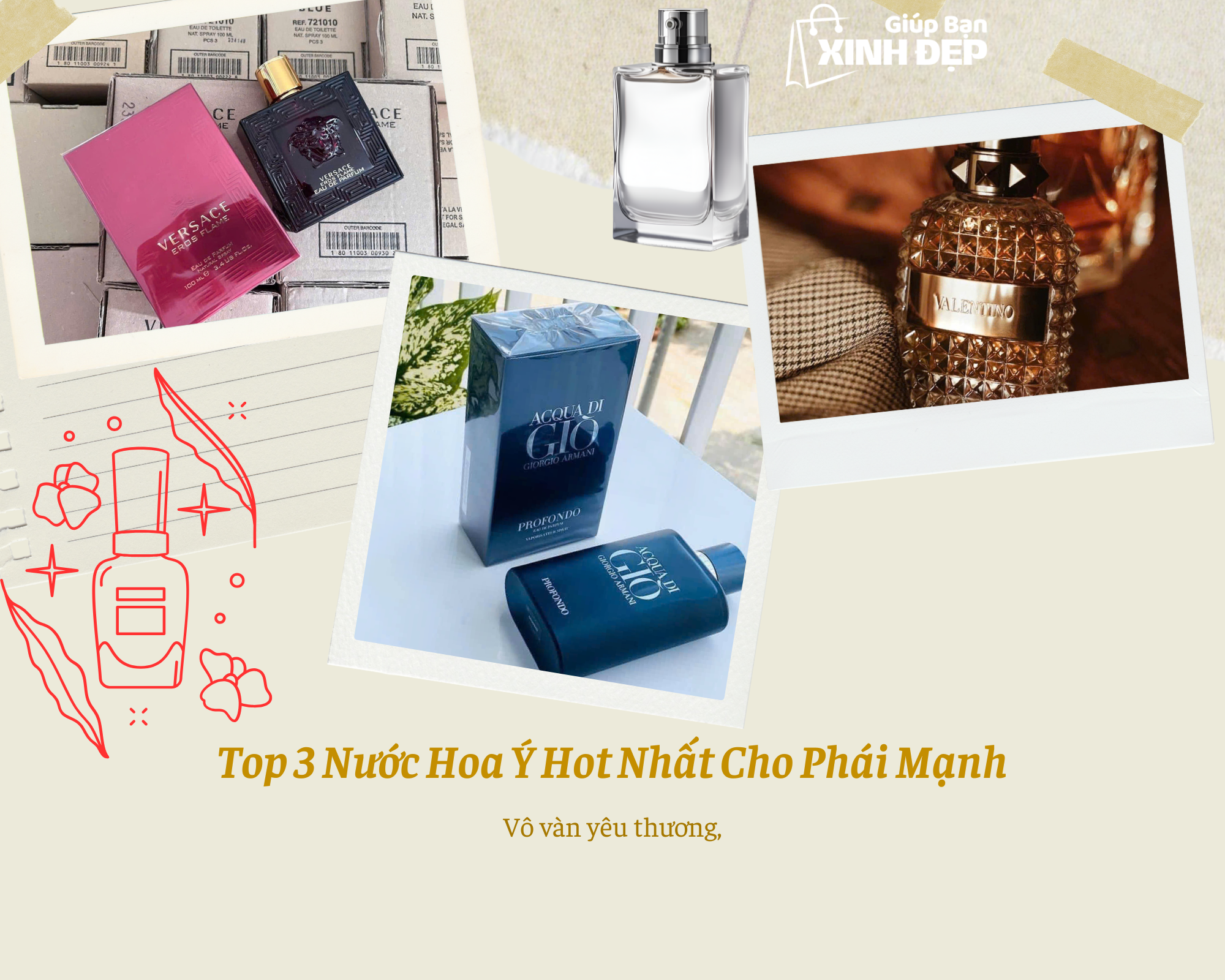 Top 3 Nước Hoa Ý Hot Nhất Cho Phái Mạnh