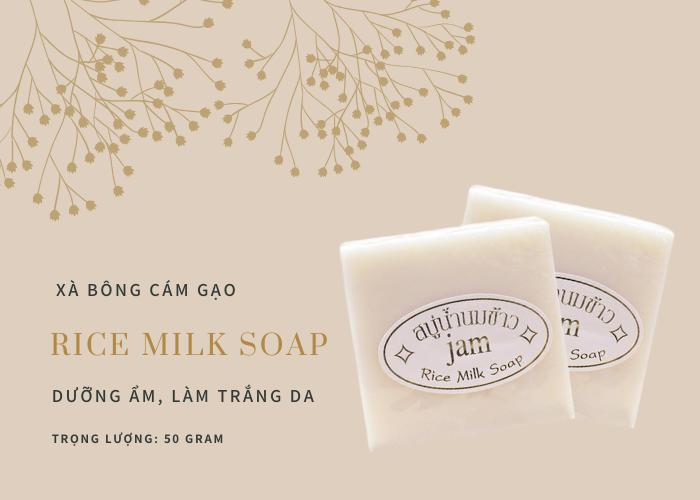 Xà Phòng Tắm Trắng Cám Gạo Rice Milk Soap Thái Lan: Bí Quyết Cho Làn Da Trắng Sáng