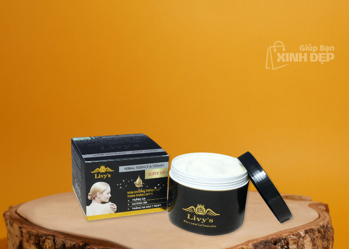 Kem Dưỡng Trắng Da Body Livy Đen Thái Lan