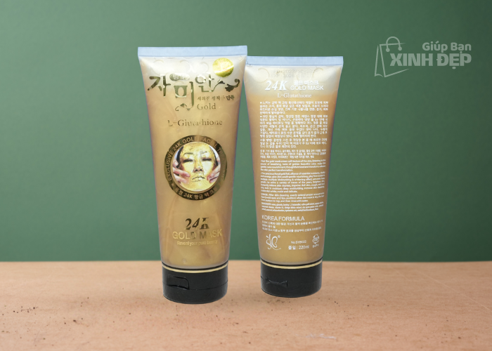Gel Lột Mặt Nạ Vàng 24K L- Glutathione Hàn Quốc-2