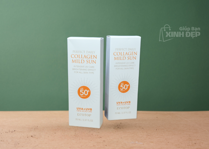 Kem Chống Nắng Collagen Mild Sun Ecotop chính hãng-2