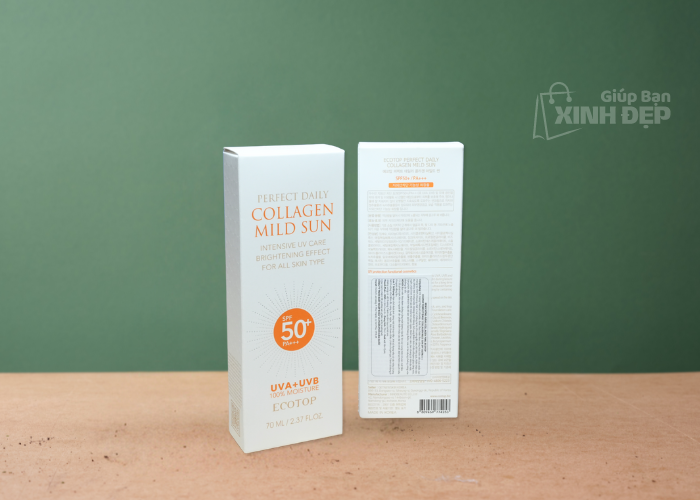 Kem Chống Nắng Collagen Mild Sun Ecotop chính hãng-3