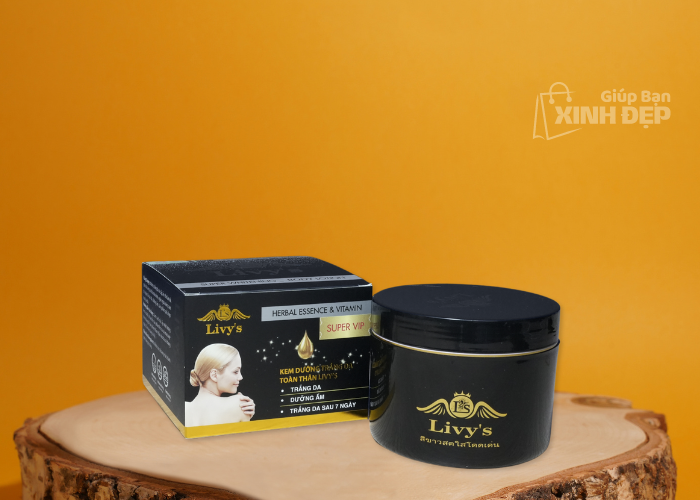 Kem Dưỡng Trắng Da Body Livy Đen Thái Lan-3