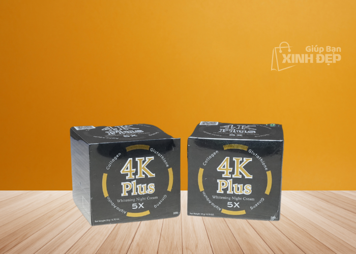 Kem Dưỡng Trắng Da Nhân Sâm 4k Plus Whitening Night Cream-2