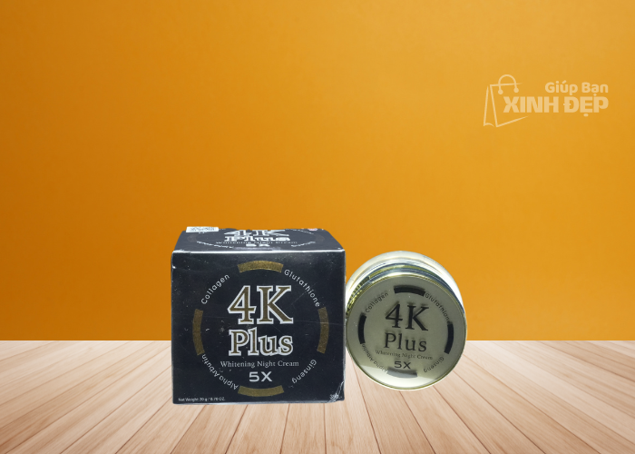 Kem Dưỡng Trắng Da Nhân Sâm 4k Plus Whitening Night Cream-3