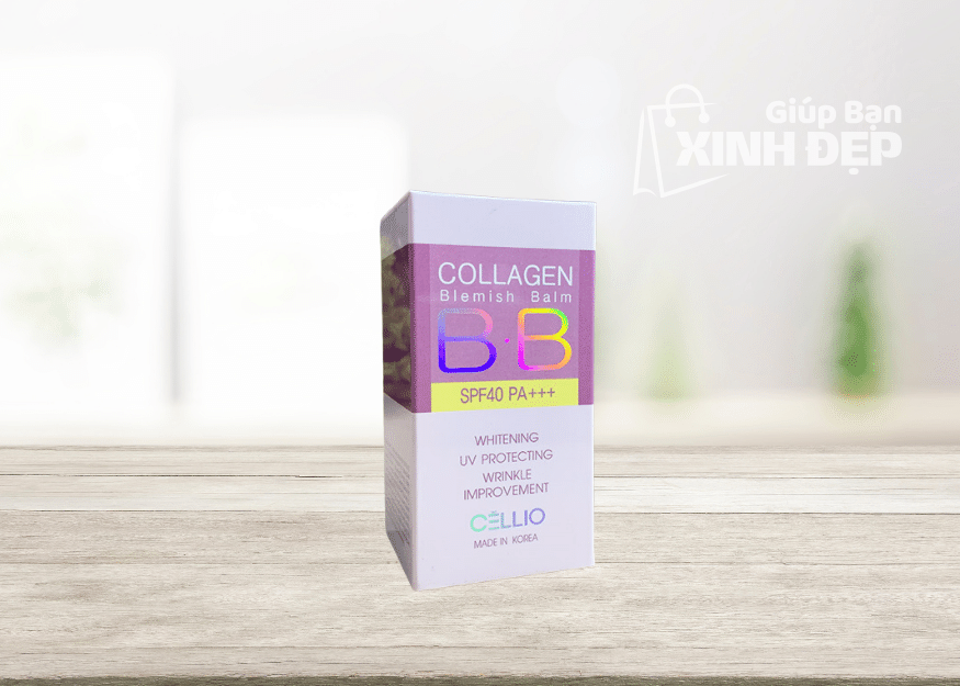 Kem Nền Cellio Collagen Blemish Balm B.B SPF40 PA-1