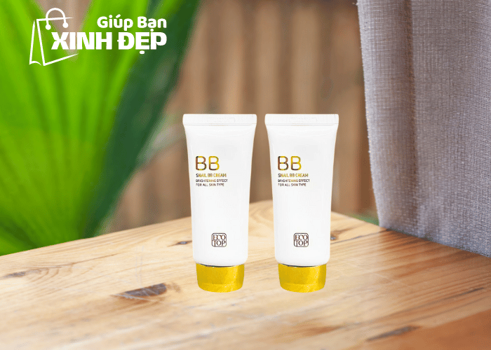 Kem Nền Chống Nắng Snail BB Cream ECOTOP 180ml Hàn Quốc-2