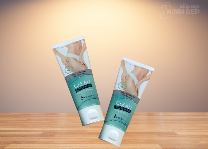 Kem Tẩy Lông Toàn Thân Clean Body Hair Removal Cream ECOSY-4
