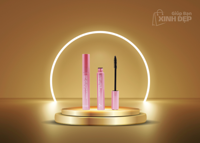 Mascara Làm Dài & Cong Mi Mascara Pink Long Lash & Curling ECOSY-1