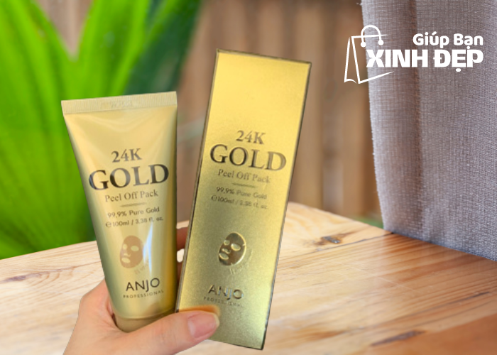 Mặt Nạ Lột Tinh Chất Vàng 24K Gold Peel Off Pack Anjo Hàn Quốc-1