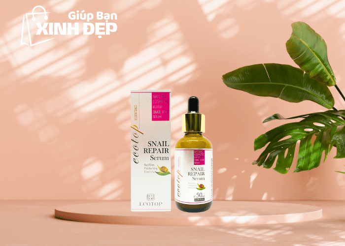 Serum Dưỡng Ẩm Ốc Sên Snail Repair ECOTOP-1
