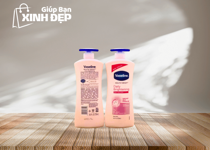Sữa Dưỡng Trắng Da Vaseline Healthy Bright Daily Brightening Even Tone 725ml-1