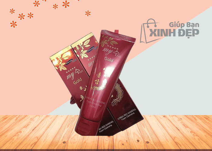 Sữa Rửa Mặt Hồng Sâm Đỏ My Gold Chính Hãng Thái Lan-1