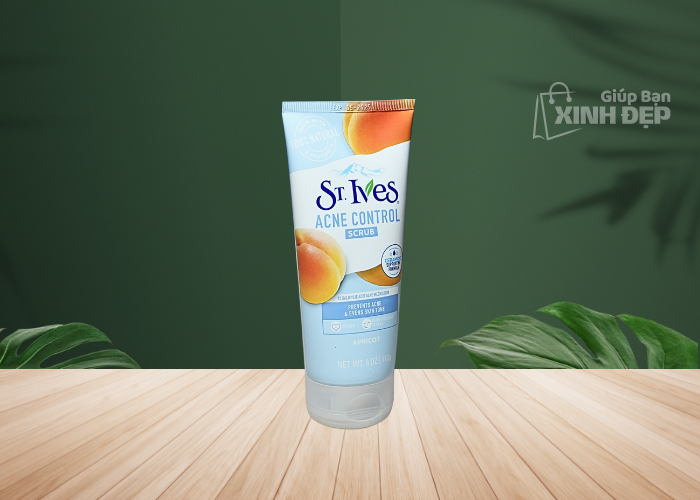 Sữa rửa mặt Tẩy Tế Bào Chết Hương Mơ St.Ives-1