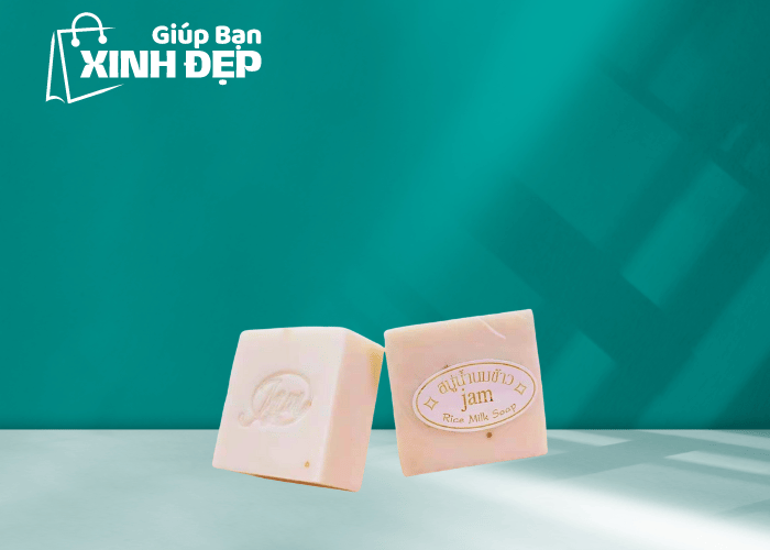 Xà Phòng Tắm Trắng Cám Gạo Rice Milk Soap Thái Lan-2