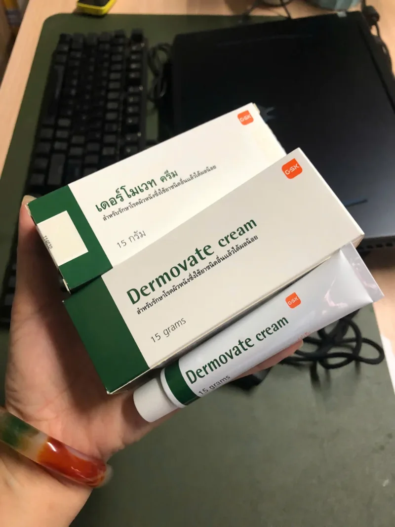 Kem bôi vảy nến Dermova te Thái Lan 15g