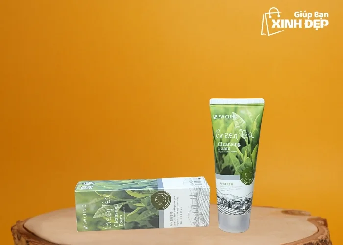 Sữa Rửa Mặt Trà Xanh 3W Clinic Green Tea Foam