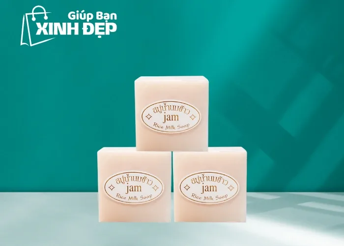 Xà Phòng Tắm Trắng Cám Gạo Rice Milk Soap Thái Lan