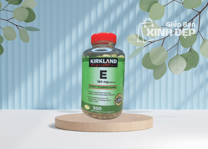 Viên Uống Vitamin E 400 IU Kirkland 500 Viên