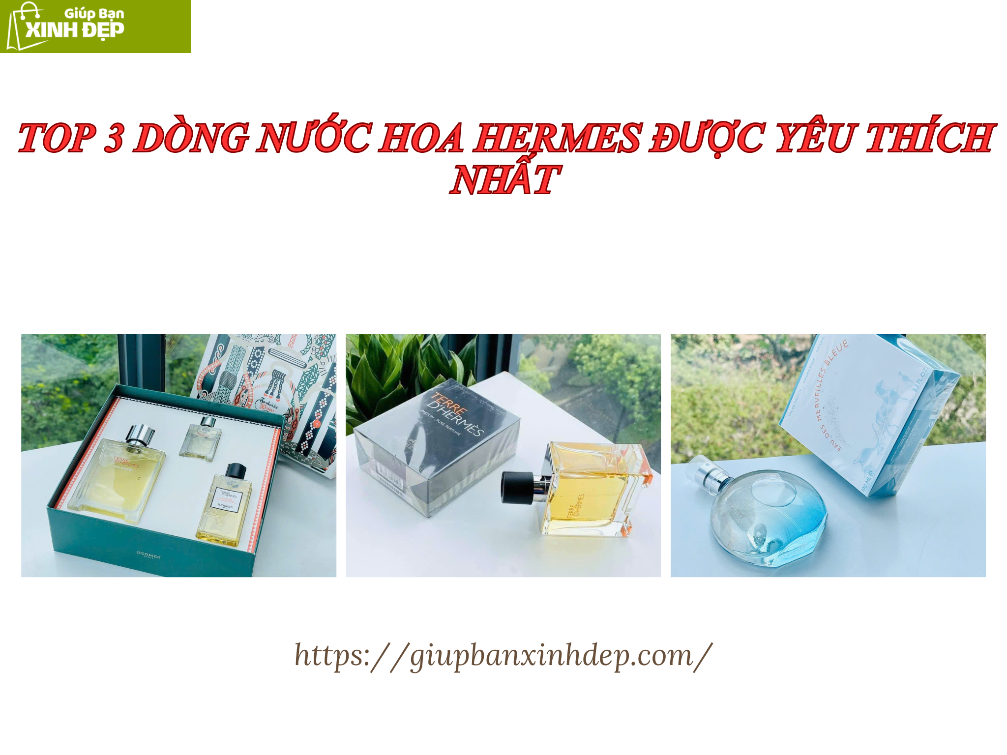 Top 3 Dòng Nước Hoa Hermes Được Yêu Thích Nhất: Eau des Merveilles Bleue, Terre Parfum, Terre d'Herm