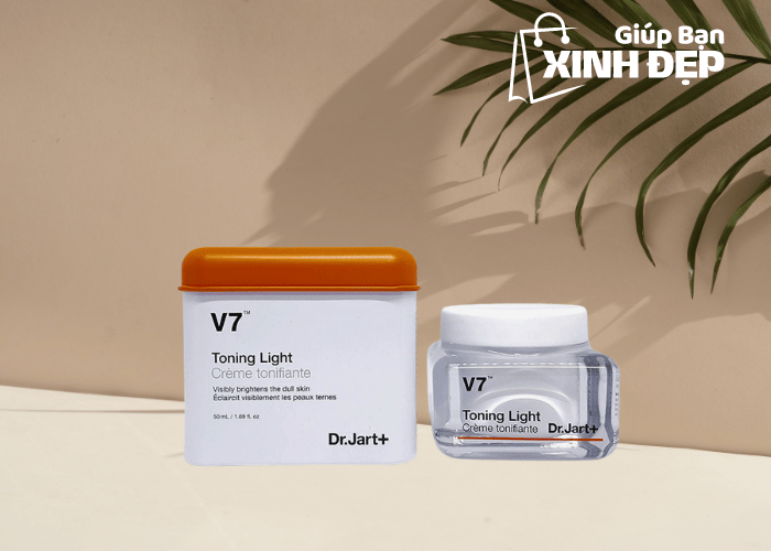 Kem Dưỡng Trắng Da Dr.Jart V7 Toning Light Hàn Quốc