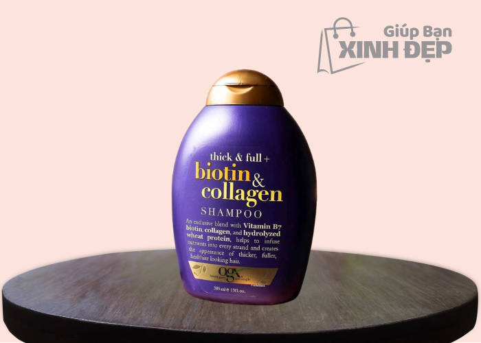 Dầu Gội Xả Biotin Collagen Organix Thick And Full-4