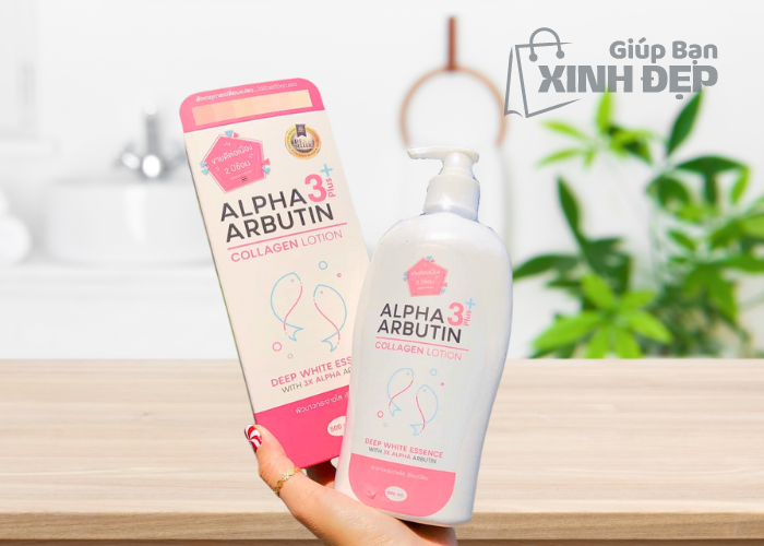 Dưỡng Trắng Da Alpha Arbutin Collagen Lotion 500ml Thái Lan-1