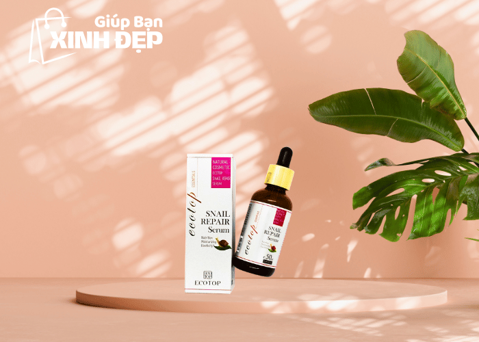 Serum Dưỡng Ẩm Ốc Sên Snail Repair ECOTOP-2