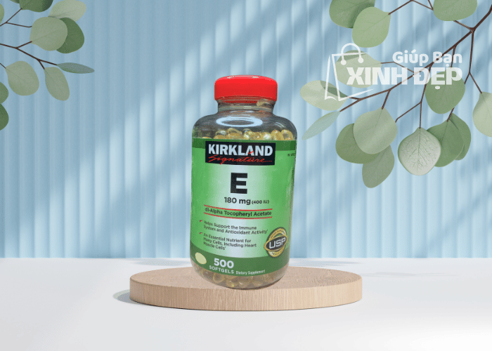 Viên Uống Vitamin E 400 IU Kirkland 500 Viên-1