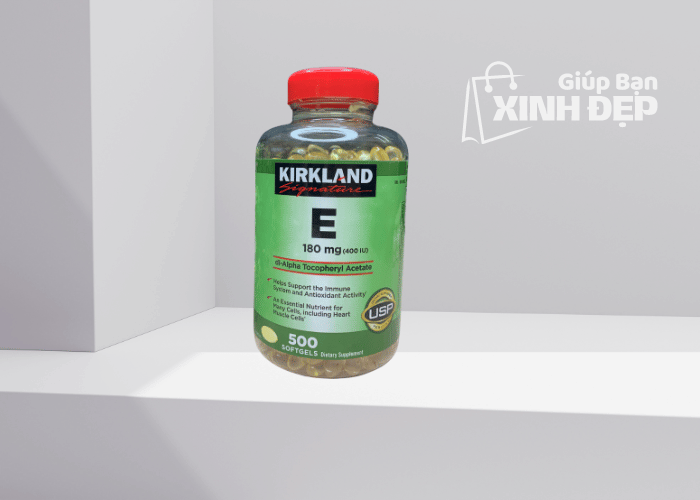 Viên Uống Vitamin E 400 IU Kirkland 500 Viên-2