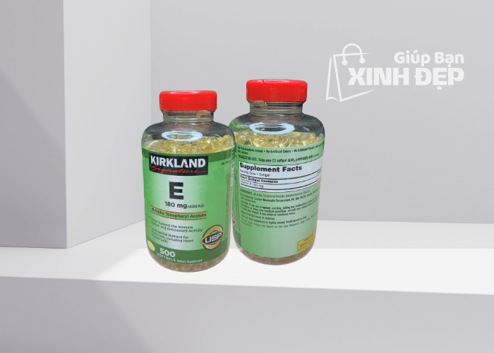 Viên Uống Vitamin E 400 IU Kirkland 500 Viên-3