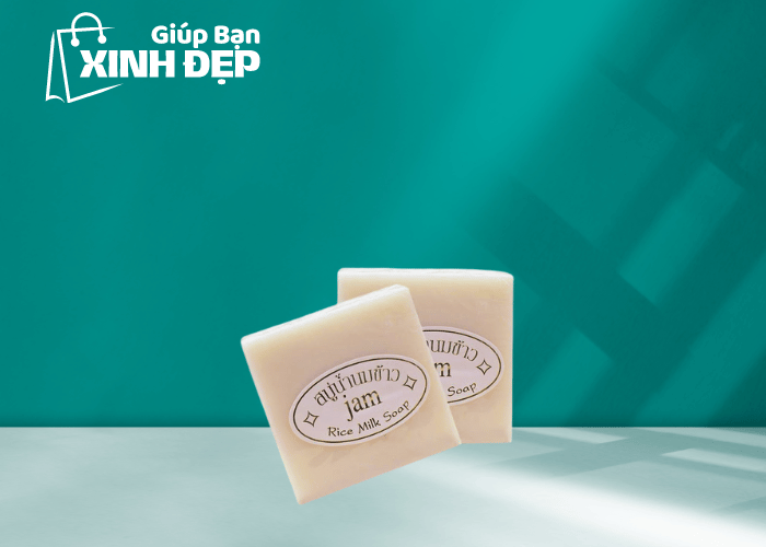 Xà Phòng Tắm Trắng Cám Gạo Rice Milk Soap Thái Lan-1